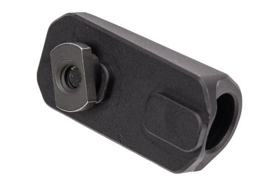 Snag free M-LOK QD sling mount, anodized black.